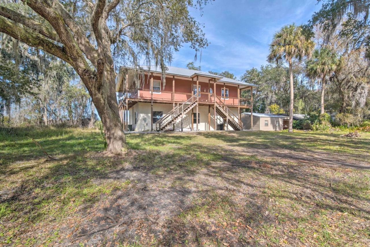 Lakefront Crystal River Home With Private Dock! Kültér fotó
